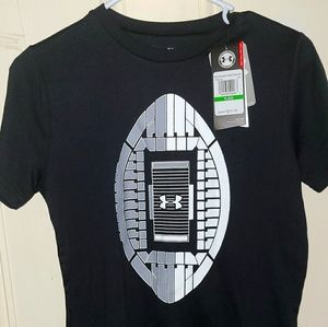 Boys UA Football T-shirt NWT